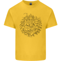 Goddess Shiva Hindu God Hinduism Religion Mens Cotton T-Shirt Tee Top Yellow