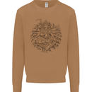 Goddess Shiva Hindu God Hinduism Religion Mens Sweatshirt Jumper Caramel Latte