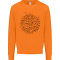 Goddess Shiva Hindu God Hinduism Religion Mens Sweatshirt Jumper Orange