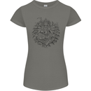 Goddess Shiva Hindu God Hinduism Religion Womens Petite Cut T-Shirt Charcoal