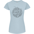 Goddess Shiva Hindu God Hinduism Religion Womens Petite Cut T-Shirt Light Blue