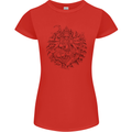 Goddess Shiva Hindu God Hinduism Religion Womens Petite Cut T-Shirt Red