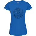 Goddess Shiva Hindu God Hinduism Religion Womens Petite Cut T-Shirt Royal Blue