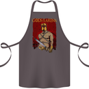 Gods of the Arena MMA Martial Arts Gym Cotton Apron 100% Organic Dark Grey