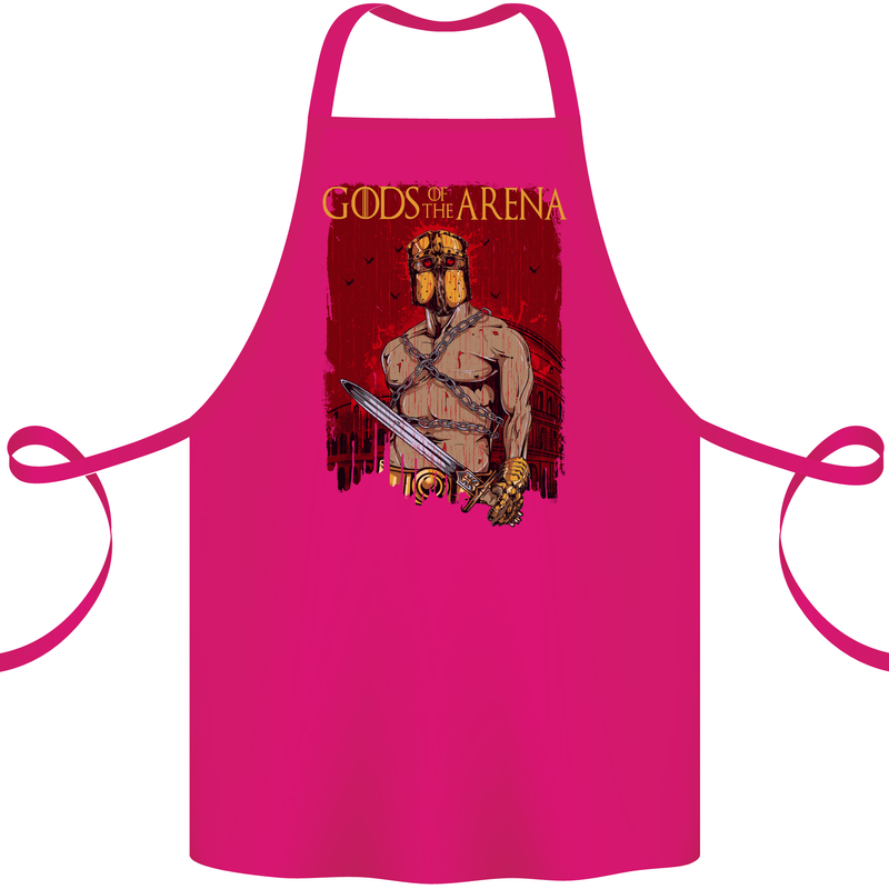 Gods of the Arena MMA Martial Arts Gym Cotton Apron 100% Organic Pink