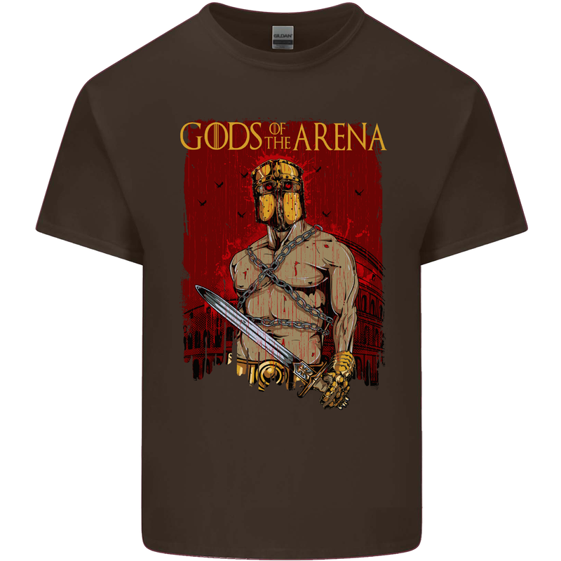 Gods of the Arena MMA Martial Arts Gym Kids T-Shirt Childrens Chocolate