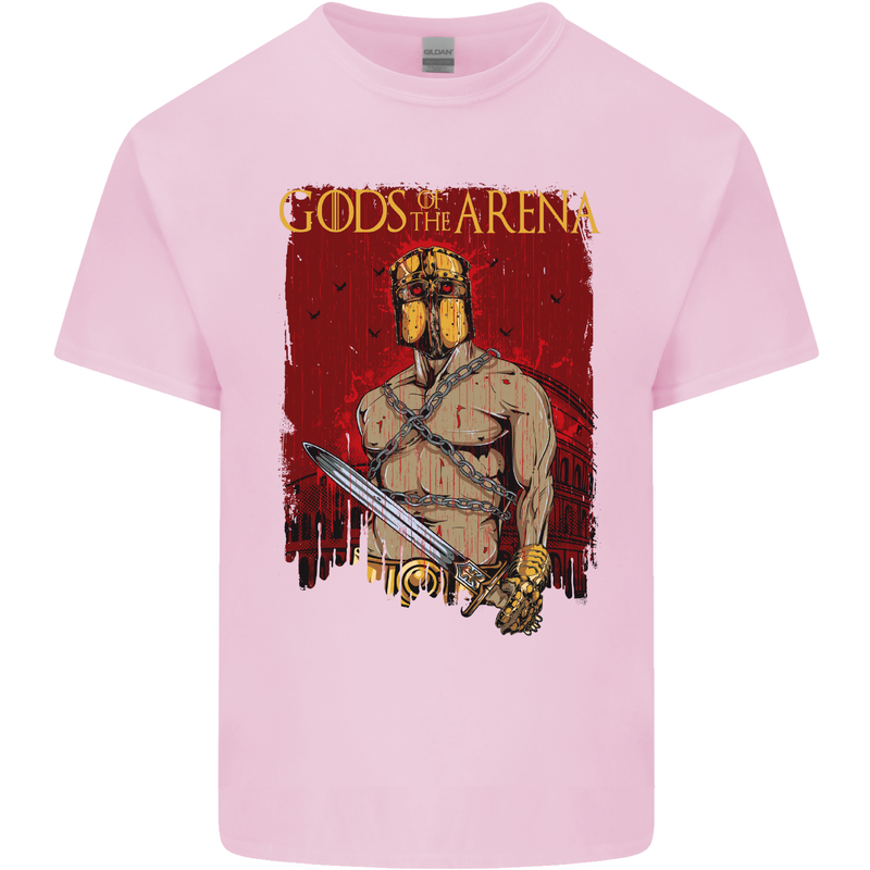 Gods of the Arena MMA Martial Arts Gym Mens Cotton T-Shirt Tee Top Light Pink