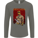 Gods of the Arena MMA Martial Arts Gym Mens Long Sleeve T-Shirt Charcoal