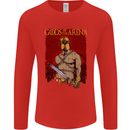 Gods of the Arena MMA Martial Arts Gym Mens Long Sleeve T-Shirt Red