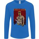 Gods of the Arena MMA Martial Arts Gym Mens Long Sleeve T-Shirt Royal Blue