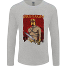 Gods of the Arena MMA Martial Arts Gym Mens Long Sleeve T-Shirt Sports Grey