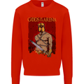 Gods of the Arena MMA Martial Arts Gym Mens Sweatshirt Jumper Bright Red
