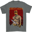 Gods of the Arena MMA Martial Arts Gym Mens T-Shirt Cotton Gildan Charcoal