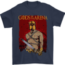Gods of the Arena MMA Martial Arts Gym Mens T-Shirt Cotton Gildan Navy Blue
