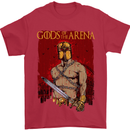 Gods of the Arena MMA Martial Arts Gym Mens T-Shirt Cotton Gildan Red