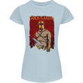 Gods of the Arena MMA Martial Arts Gym Womens Petite Cut T-Shirt Light Blue