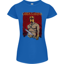 Gods of the Arena MMA Martial Arts Gym Womens Petite Cut T-Shirt Royal Blue