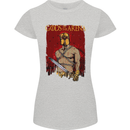 Gods of the Arena MMA Martial Arts Gym Womens Petite Cut T-Shirt Sports Grey