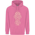 Gold Mandala Art Elephant Mens 80% Cotton Hoodie Azelea