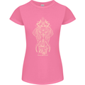 Gold Mandala Art Elephant Womens Petite Cut T-Shirt Azalea