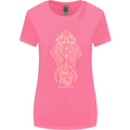Gold Mandala Art Elephant Womens Wider Cut T-Shirt Azalea