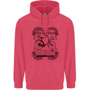 Golden Age of Bicycles Cycling Cyclist Childrens Kids Hoodie Heliconia