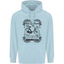 Golden Age of Bicycles Cycling Cyclist Childrens Kids Hoodie Light Blue