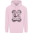 Golden Age of Bicycles Cycling Cyclist Childrens Kids Hoodie Light Pink