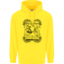 Golden Age of Bicycles Cycling Cyclist Childrens Kids Hoodie Yellow