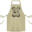 Golden Age of Bicycles Cycling Cyclist Cotton Apron 100% Organic Khaki