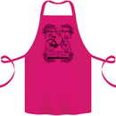 Golden Age of Bicycles Cycling Cyclist Cotton Apron 100% Organic Pink