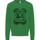 Golden Age of Bicycles Cycling Cyclist Kids Sweatshirt Jumper Irish Green