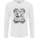 Golden Age of Bicycles Cycling Cyclist Mens Long Sleeve T-Shirt White
