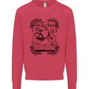 Golden Age of Bicycles Cycling Cyclist Mens Sweatshirt Jumper Heliconia