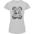 Golden Age of Bicycles Cycling Cyclist Womens Petite Cut T-Shirt Sports Grey