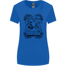 Golden Age of Bicycles Cycling Cyclist Womens Wider Cut T-Shirt Royal Blue