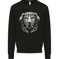 Golden Retiever Dog Mens Sweatshirt Jumper Black