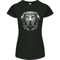 Golden Retiever Dog Womens Petite Cut T-Shirt Black