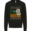 Golden Retriever Christmas Funny Dog Kids Sweatshirt Jumper Black