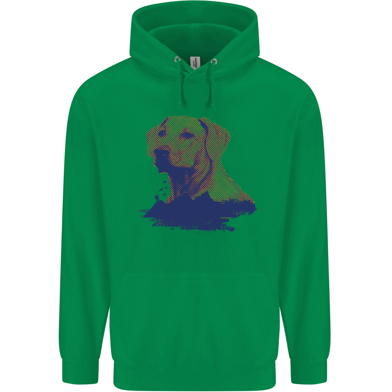 Golden Retriever Mountains Childrens Kids Hoodie Irish Green