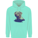 Golden Retriever Mountains Childrens Kids Hoodie Peppermint