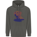 Golden Retriever Mountains Childrens Kids Hoodie Storm Grey