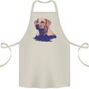 Golden Retriever Mountains Cotton Apron 100% Organic Natural