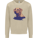 Golden Retriever Mountains Mens Sweatshirt Jumper Sand