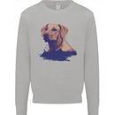 Golden Retriever Mountains Mens Sweatshirt Jumper Sports Grey