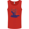 Golden Retriever Mountains Mens Vest Tank Top Red