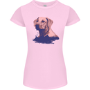 Golden Retriever Mountains Womens Petite Cut T-Shirt Light Pink