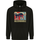 Goldendoodle Dog Art Childrens Kids Hoodie Black