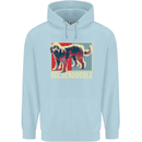 Goldendoodle Dog Art Childrens Kids Hoodie Light Blue