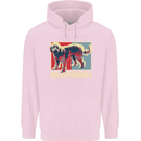 Goldendoodle Dog Art Childrens Kids Hoodie Light Pink